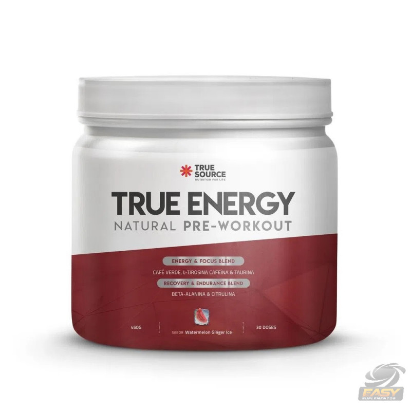 TRUE ENERGY NATURAL PRÉWORKOUT (450G) TRUE SOURCE