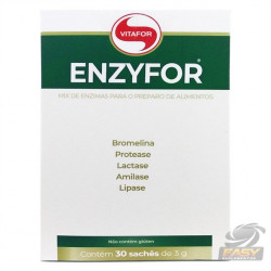 ENZYFOR (ENZIMAS DIGESTIVAS) 3g (30 SACHÊS) - VITAFOR