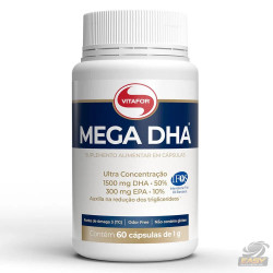 MEGA DHA (60 CAPS) - VITAFOR