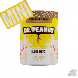 MINI PASTA DE AMENDOIM (LEITE EM PÓ COM WHEY - 250G) - DR PEANUT