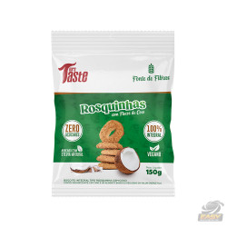 MRS TASTE ROSQUINHAS COM FLOCOS DE COCO (150G) - MRS TASTE