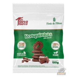 MRS TASTE ROSQUINHAS COM CACAU (150G) - MRS TASTE