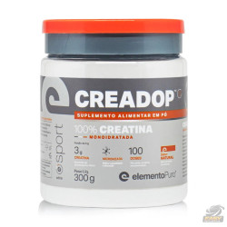 CREADOP CREATINA MONOHIDRATADA (300G) - ELEMENTO PURO