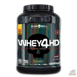 WHEY 4HD C/ LACTASE (900G) - NOVA FÓRMULA - BLACK SKULL