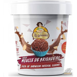 PASTA DE AMENDOIM INTEGRAL GOURMET MOUSSE DE BRIGADEIRO (450G) - LAGANEXA