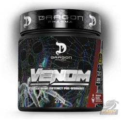 VENOM PRE WORKOUT (275G) - DRAGON PHARMA TABELA