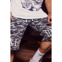 BERMUDA CAMUFLADA LA FAMILIA CINZA ESCURO - FIT CLOTHING