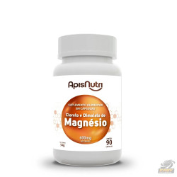 CLORETO E DIMALATO DE MAGNÉSIO (90 CAPS) - APISNUTRI