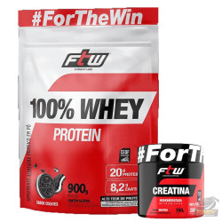 COMBO WHEY 100 PROTEIN - REFIL (900G) - CREATINA (150G) - FTW