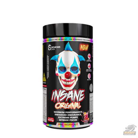 PRÉ TREINO INSANE ORIGINAL PRATA(300G) 60 DOSES - DEMONS LAB