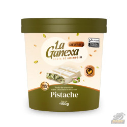 PASTA DE AMENDOIM SABOR PISTACHE (450G) - LAGANEXA