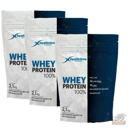 WHEY PROTEIN 100% (2,1KG) - HEALTH TIME - TABELA