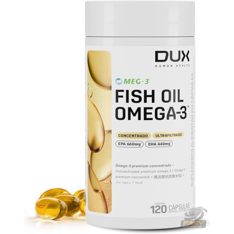 OMEGA 3 FISH OIL (120 CAPS) - DUX NUTRITION