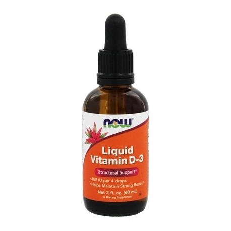 LIQUID VITAMIN D-3 (60ML) - NOW FOODS