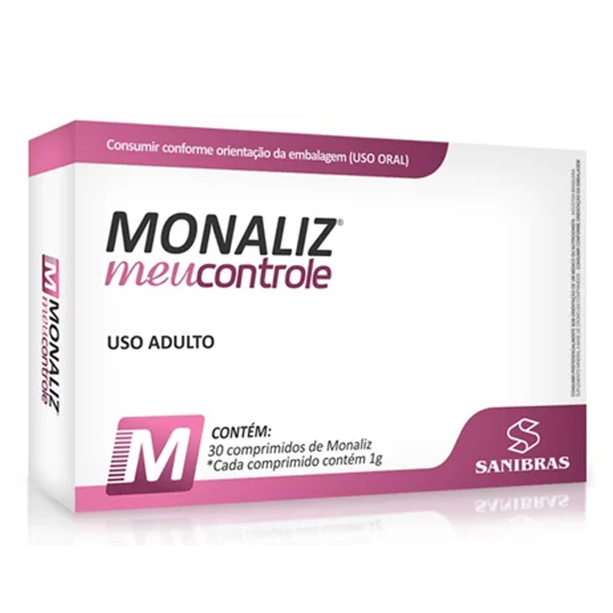 Monaliz - Meu Controle é o novo redutor de apetite lançado pela Sanibras.  Com ativos concentrados para uso de somente 1 comprimido de 1g por dia,  Monaliz, By Drogaria Popular Nova Vista