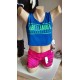 BLUSA FEMININA LABELLAMAFIA HARDCORE LADIES (AZUL/VERDE) - LABELLAMAFIA