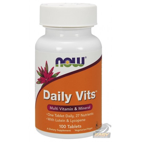 DAILY VITS (100 TABS) - NOW NUTRITION