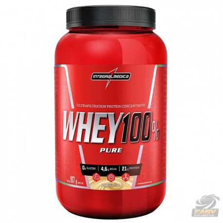 WHEY 100% PURE (907G) - INTEGRALMEDICA