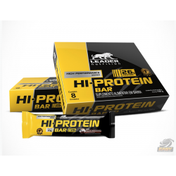 HI-PROTEIN BAR (CAIXA 8 UNI) - LEADER NUTRITION