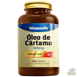 ÓLEO DE CÁRTAMO 1000MG (120 CÁPSULAS) - VITAMINLIFE