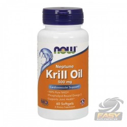 NEPTUNE KRILL OIL 500MG (60 SOFTGELS) - NOW NUTRITION