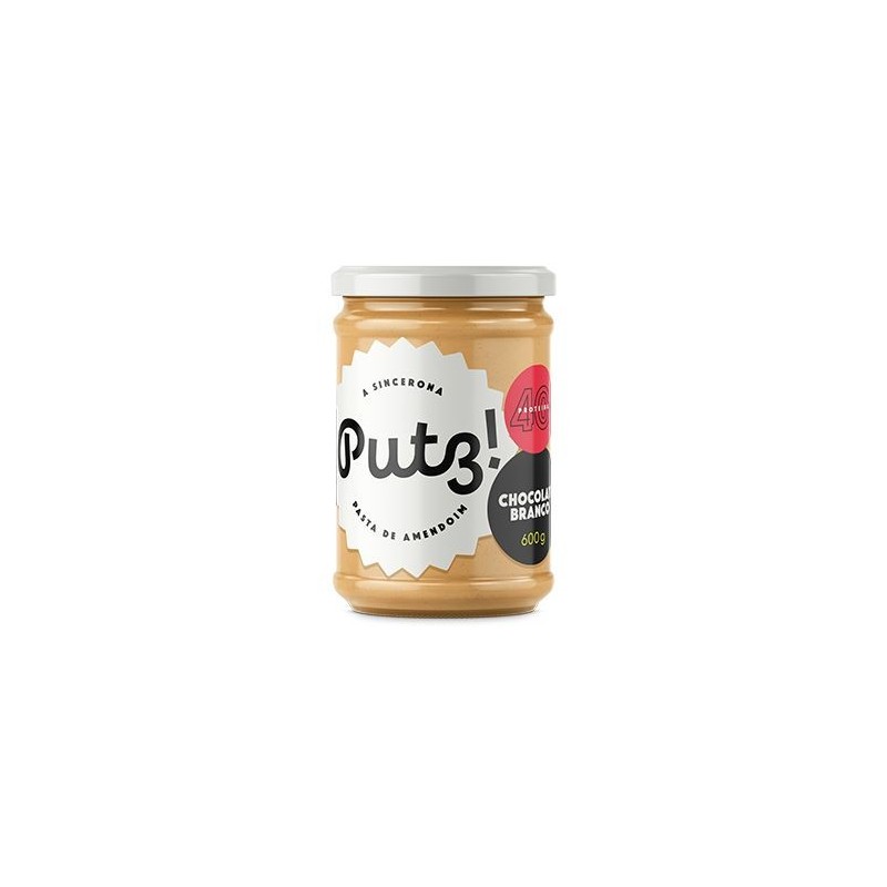 PASTA DE AMENDOIM PUTZ! CHOCOLATE BRANCO (600G) - PUTZ!