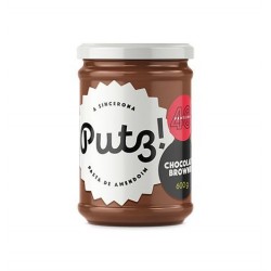 PASTA DE AMENDOIM PUTZ! CHOCOLATE BROWNIE (600G) - PUTZ!