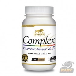 COMPLEX A-Z COM ÔMEGA 3 (60 CAPS) - LEADER NUTRITION