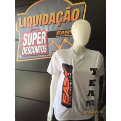 REGATINHA FEMININA BABY LOOK DRY FIT (BRANCA) - EASY SUPLEMENTOS