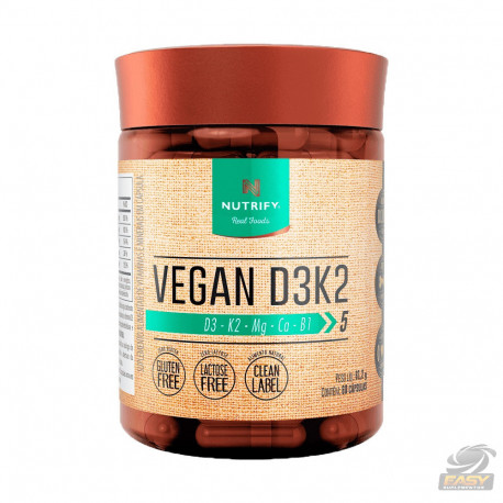 VEGAN D3K2 (60 CAPS) - NUTRIFY