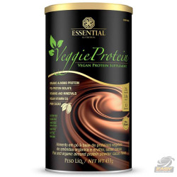 VEGGIE PROTEIN 100% VEGETAL CACAU (455G) - ESSENTIAL NUTRITION