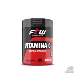 VITAMINA C 1.000mg (Ácido Ascórbico)(60 CAPS) - FTW