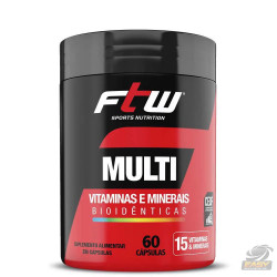 MULTI VITAMINAS E MINERAIS BIOIDÊNTICAS (60 CAPS) - FTW