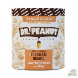 PASTA DE AMENDOIM (CHOCOLATE BRANCO COM WHEY - 650G) - DR PEANUT