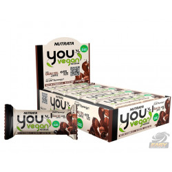 BARRA DE PROTEÍNA VEGANA - YOU VEGAN PROTEIN BAR (C/10 40G) - NUTRATA