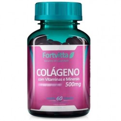 COLÁGENO COM VITAMINAS E MINERAIS (500MG - 60CAPS) - FORTVITTA