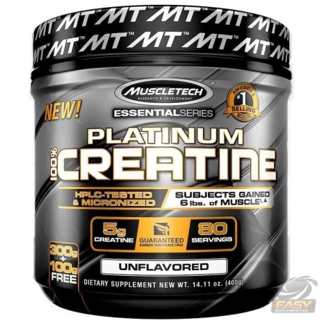 Platinum 100% Creatina (400gr) - MuscleTech