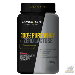 100% PURE WHEY ZERO LACTOSE (900G) - PROBIÓTICA