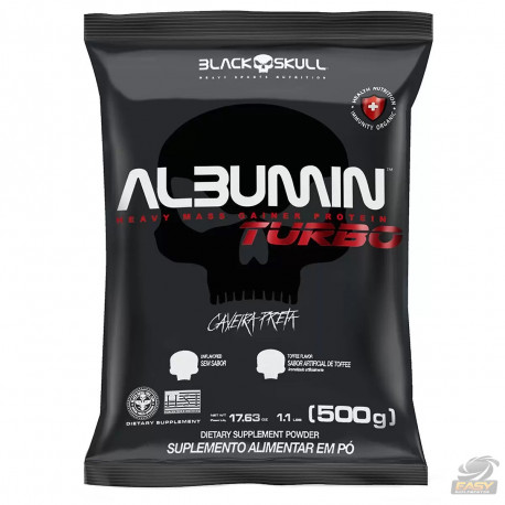 ALBUMIN TURBO REFIL (500G) - BLACK SKULL