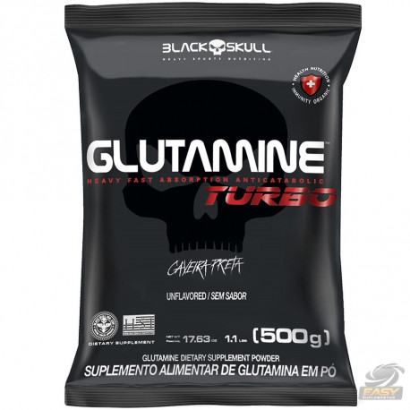 GLUTAMINE TURBO REFIL (500G) - BLACK SKULL
