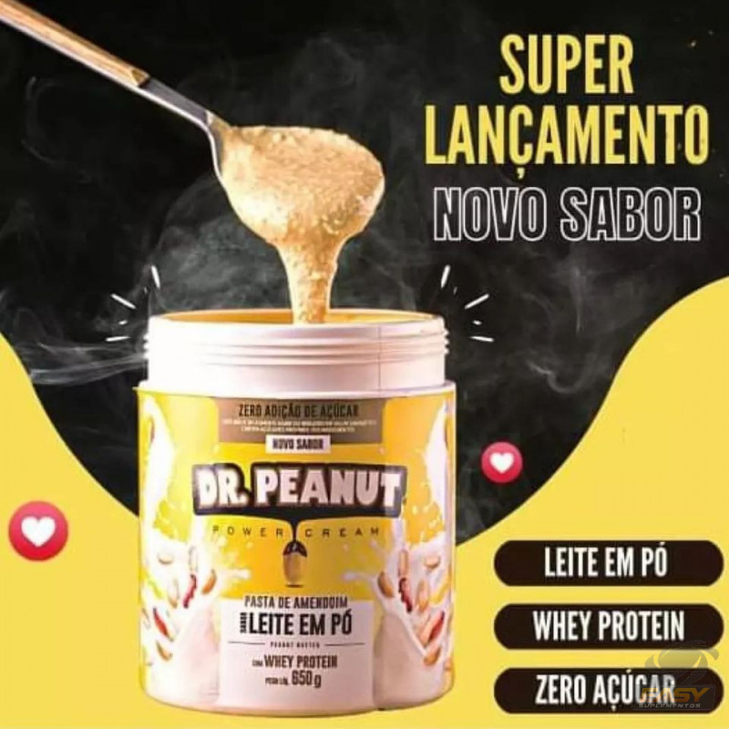 Pasta de Amendoim Avelã (650g) - Dr Peanut