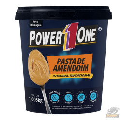 PASTA DE AMENDOIM INTEGRAL (1005gr) - POWER1ONE