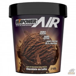 PASTA DE AMENDOIM SORVETE DE CHOCOLATE (600G) - VITAPOWER