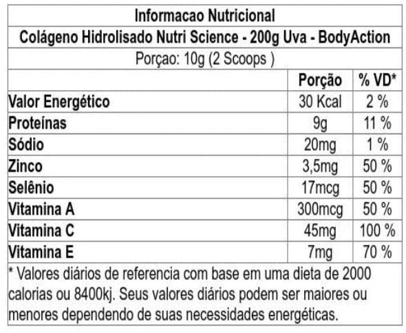 COLÁGENO HIDROLISADO CT-1 (200G) - BODY ACTION