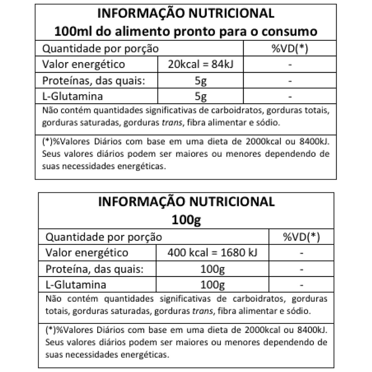 L-GLUTAMINE (300G) - BODY ACTION