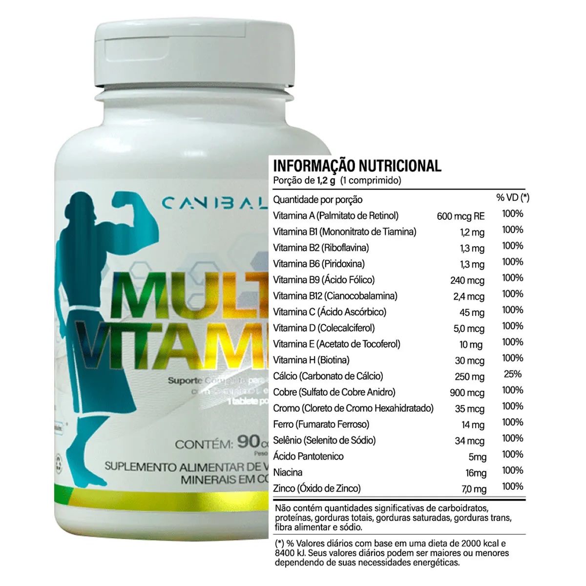 MULTI VITAMIN (90 TABS) - CANIBAL INC