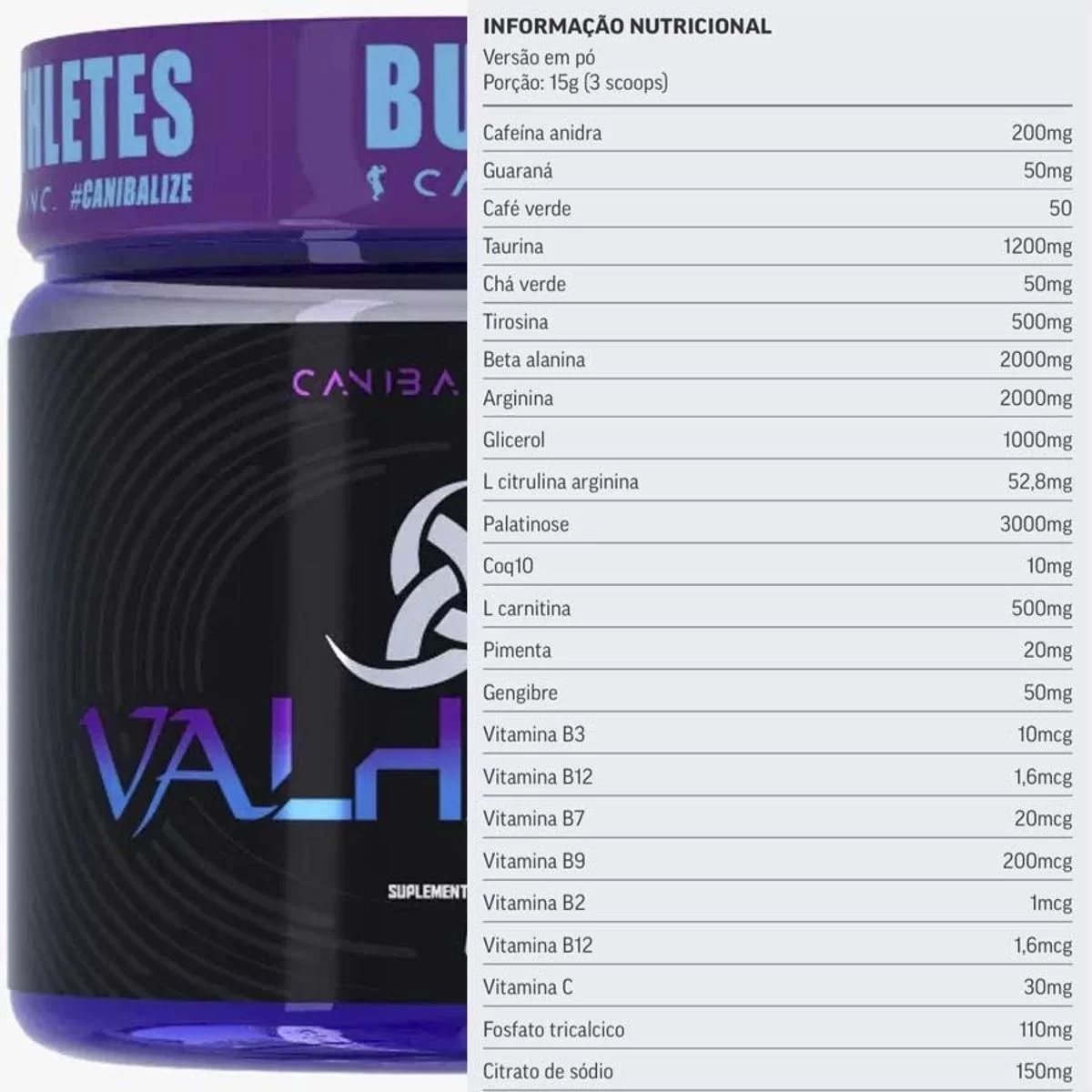 PRE-WORKOUT VIKING VALHALLA (450G) - CANIBAL INC