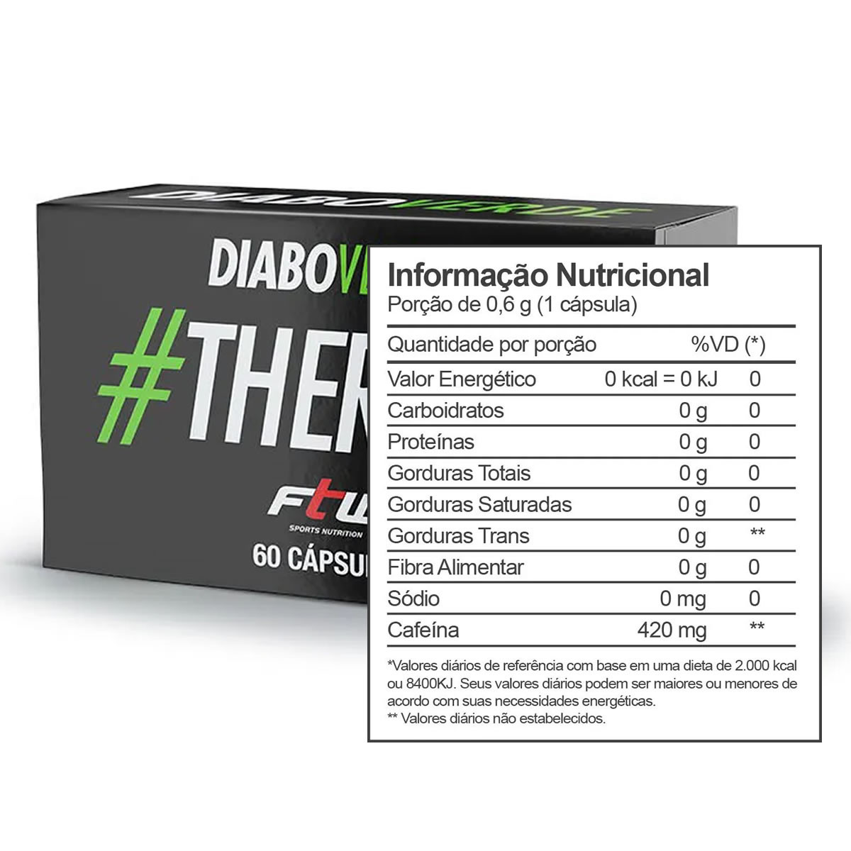 DIABO VERDE THERMO CAPS (60 CAPS) - FTW