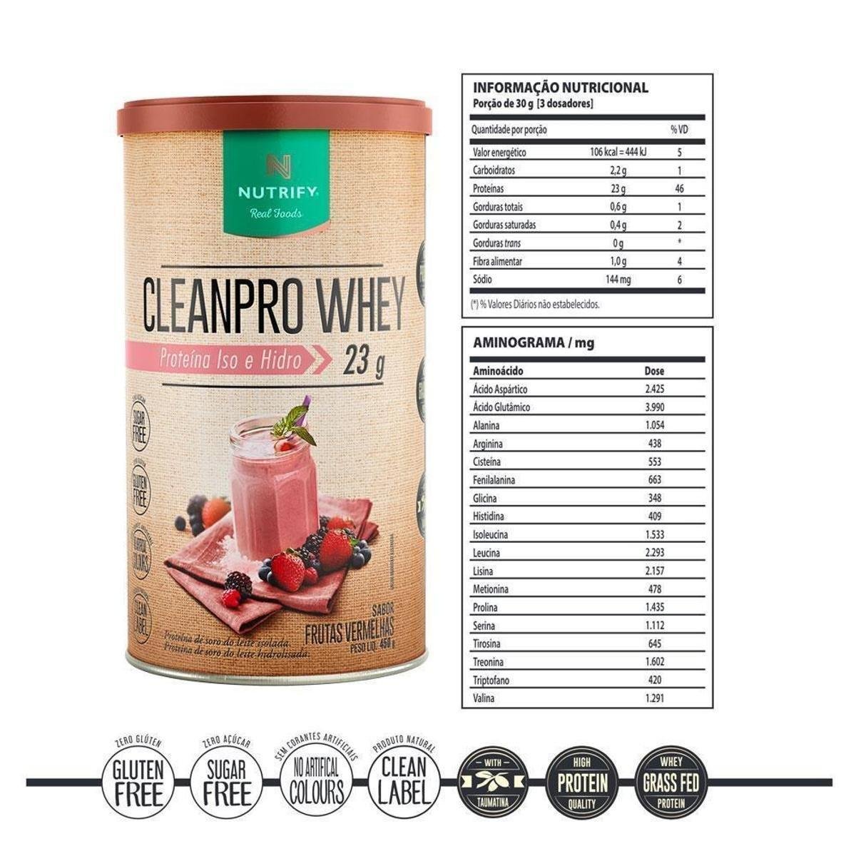 CLEANPRO WHEY (450G) - NUTRIFY