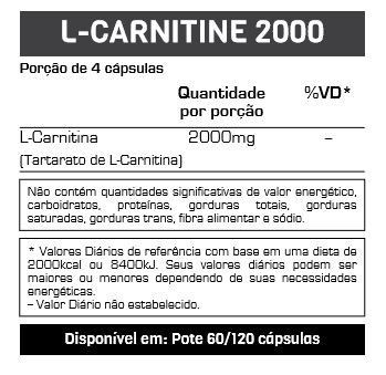 L-CARNITINE 2000 (120 CAPS) - MAX TITANIUM